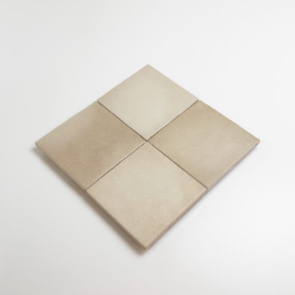 handvorm wandtegel 13x13 beige random mat