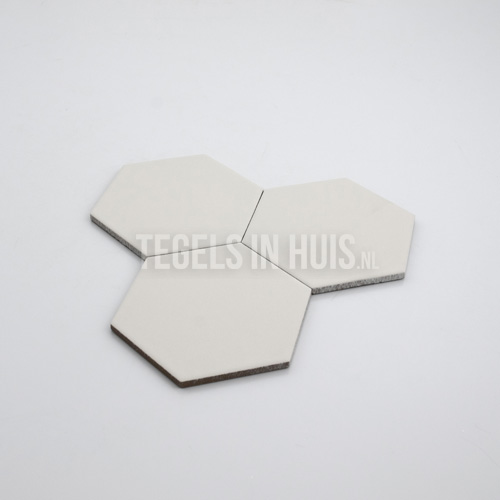Hexagon wit 14,2x16,4 - Hexagonaal hexagontegel | Tegels in Huis De goedkoopste van NL