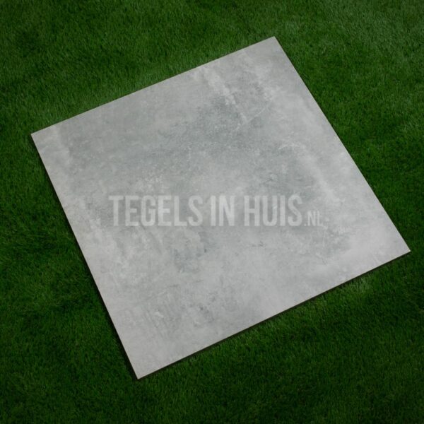 keramische terrastegels tuintegels lugo / stonemix grijs 80x80x2 gerectificeerd uitverkocht