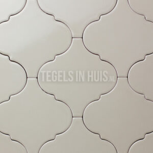 wandtegel scale alhambra arabesque curvytile greige 12x12