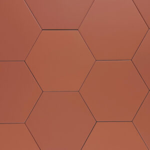 vloertegel / wandtegel hexagon coimbra terracotta 17,5x20