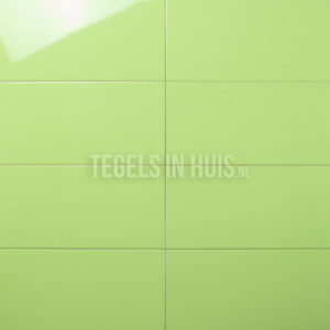 wandtegel 20x40 glans licht groen waamb455