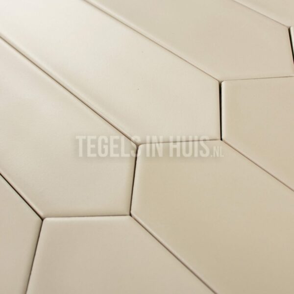 wandtegel hexagon lanse beige 5x25