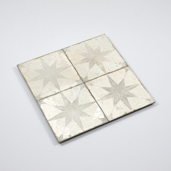 vloertegel fs star w white wit 45x45cm 4 in 1