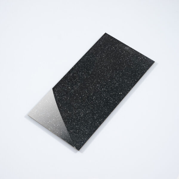 vloertegel / wandtegel noir terrazzo gepolijst 60x120