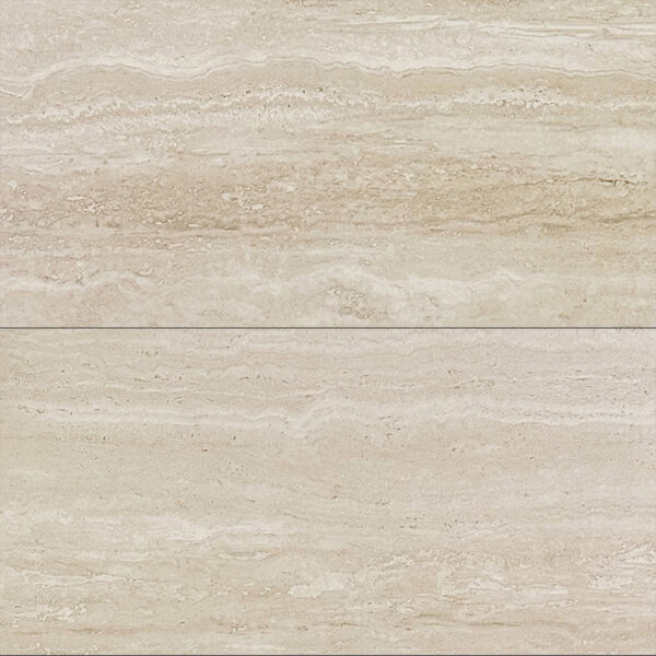 vloertegel / wandtegel travertine creme 59.7x119.6 gerectificeerd