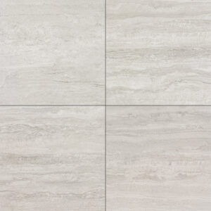 vloertegel / wandtegel travertine zilver grijs 59.7x59.7 gerectificeerd