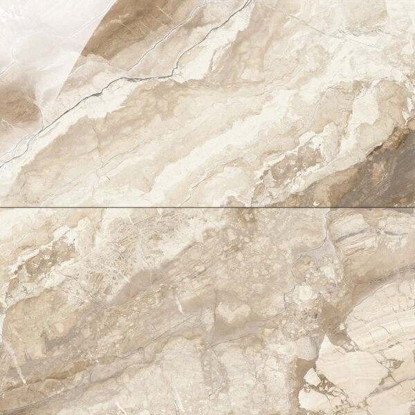 vloertegel / wandtegel rialto avorio goud gepolijst 60x120 gerectificeerd